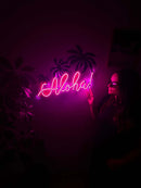 Aloha Neon Metal Sign