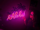 Aloha Neon Metal Sign