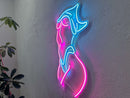 Femme Fatale Neon Metal Sign