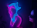 Femme Fatale Neon Metal Sign