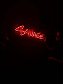 Savage Metal Neon Sign