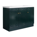 Contemporary Freestanding Bathroom Vanity With Resin Sink & Soft-Close Cabinet Doors by Unique Piece Furniture