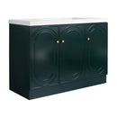 Contemporary Freestanding Bathroom Vanity With Resin Sink & Soft-Close Cabinet Doors by Unique Piece Furniture