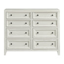8 Drawer Dresser With Framed Fronts And Smooth Metal Glides by HouseOfZazla