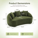 Loveseat Sofa, Compact Design For Small Spaces by Unique Piece Furniture