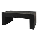 Modern Farmhouse Living Room Block Leg Coffee Table by HouseOfZazla