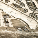 Vintage Map of Ocean Grove, New Jersey 1881