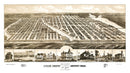 Vintage Map of Ocean Grove, New Jersey 1881