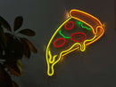 Pizza Neon Metal Sign