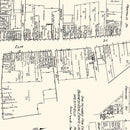 Vintage Map of Westfield, MA Business Section 1929