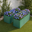 2-Pack 93.7" x 31.5" x 32.3" Raised Garden Bed with Ergonomic No-Bend Design by HouseOfZazla