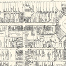Vintage Map of Wilkes-Barre, PA Business Section 1929