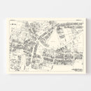 Vintage Map of Yonkers, NY Business Section 1929