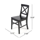 Plethora - Dining Chair With X Shaped Back (Set of 2) by HouseOfZazla