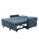 Convertible Sofa Bed Loveseat With Adjustable Backrest And USB Ports by HouseOfZazla