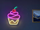 Cupcake Neon Metal Sign
