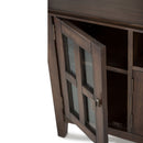 Artisan - TV Media Stand - Natural Aged Brown by HouseOfZazla