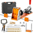 Pocket Hole Jig Kit, 34 Pcs with Adjustable Depth and C-Clamp by HouseOfZazla