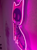 Cat X Ray Neon Metal Sign