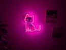 Cat X Ray Neon Metal Sign