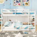 Full Over Full Bunk Bed Low-to-ground Bunk Bed by LJGDeals