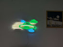 Ufo Neon Metal Sign