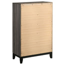 Gregory - 5 Drawer Chest - Smoke Gray by HouseOfZazla