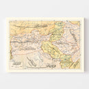 Vintage Map of Ankara, Turkey 1909