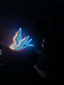 Sparrow Neon Metal Sign
