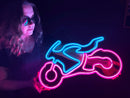 Motorcycle Neon Metal Sign