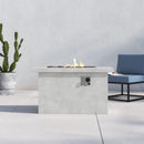 Propane / Natural Gas Outdoor Fire Pit Table - Gray by HouseOfZazla