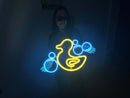 Rubber Duck Neon Metal Sign