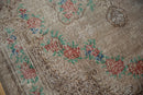5.5x9.5 Vintage Distressed Overdyed Oushak Carpet