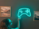 Game Console Neon Metal Sign
