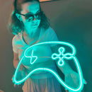 Game Console Neon Metal Sign