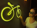 Bicycle Neon Metal Sign