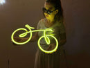 Bicycle Neon Metal Sign