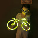Bicycle Neon Metal Sign