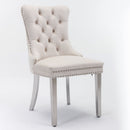 Nikki - Contemporary Upholstered Dining Chair (Set of 2) by HouseOfZazla