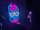 Best Dad Ever Neon Metal Sign