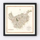 Vintage Map of Cheshire County England, 1808