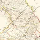 Vintage Map of Cambridgeshire County England, 1808