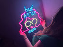 Best Mom Ever Neon Metal Sign