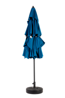 Aluminium 10ft 3 Tier Auto-tilt Outdoor Patio Umbrella - Dark Blue