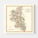 Vintage Map of Buckinghamshire County England, 1801