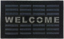 Welcome Gray Synthetic Doormat