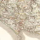 Vintage Map of Dorsetshire County England, 1806