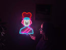 Queen Neon Metal Sign