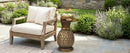 Yellow Pineapple Side Table