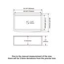 Kitchen Sink Workstation With Deep Bowl And Space-Saving Track Design - White by HouseOfZazla